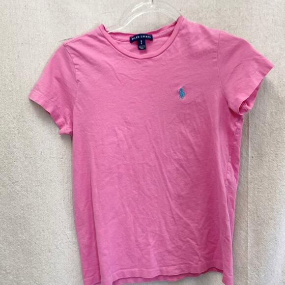 Ralph Lauren pony Y2K bubblegum pink single stitch short sleeve tee Small - Picture 3 of 13